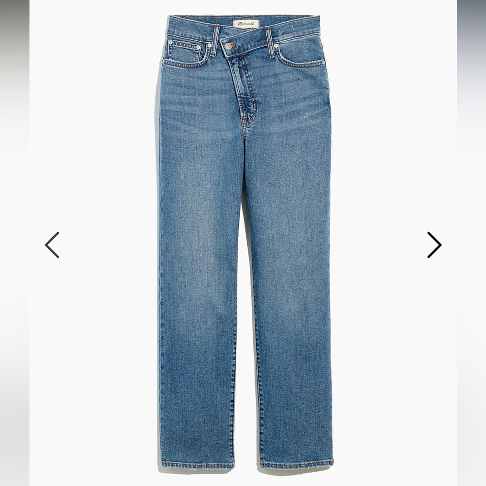 Madewell Perfect Vintage Straight Jean: Crossover Edition / 33 / MALVERN WASH